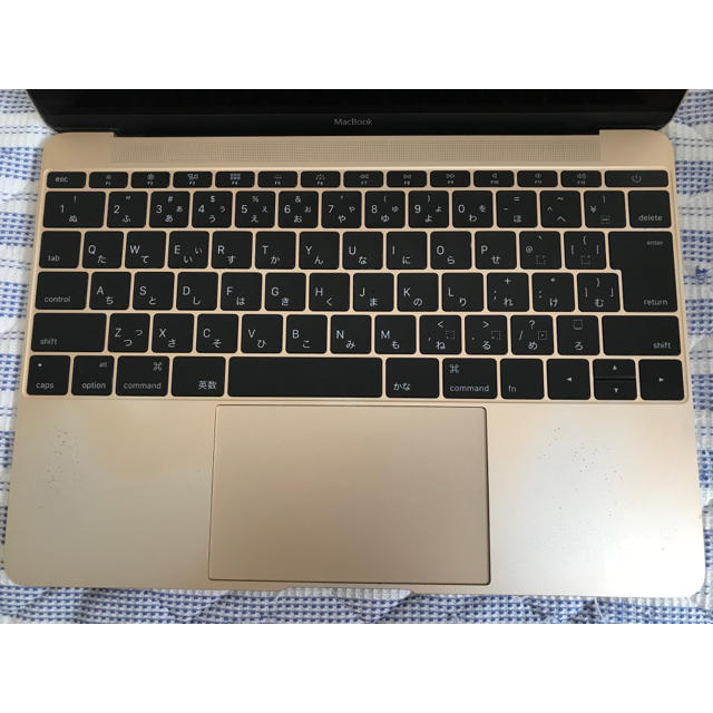 Apple(アップル)のMacBook 12インチ 2015 ゴールド(ジャンク) スマホ/家電/カメラのPC/タブレット(ノートPC)の商品写真