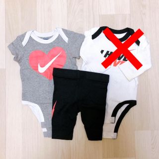 ナイキ(NIKE)のNIKE ベビー服 2点セット(ロンパース)