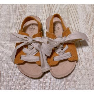 ザラキッズ(ZARA KIDS)のZARA BABY  レザーサンダル(サンダル)