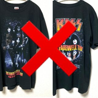 フィアオブゴッド(FEAR OF GOD)のvintage KISS ヴィンテージTシャツ　L(Tシャツ/カットソー(半袖/袖なし))