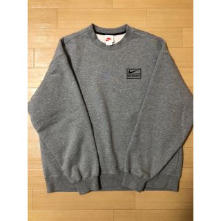 ステューシー(STUSSY)のstussy nike クルーネック トレーナー L(トレーナー/スウェット)