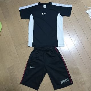 ナイキ(NIKE)のNIKE プラクティスシャツ 半袖 シャツ ハーフパンツ 上下 Tシャツ 130(その他)