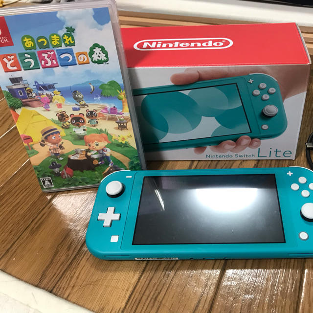 Nintendo Switch Lite ターコイズ&あつまれどうぶつの森セット