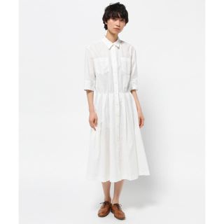 マーガレットハウエル(MARGARET HOWELL)のshirt one-piece(ロングワンピース/マキシワンピース)