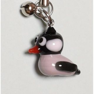 トンボ玉(文鳥)のストラップ(キーホルダー/ストラップ)