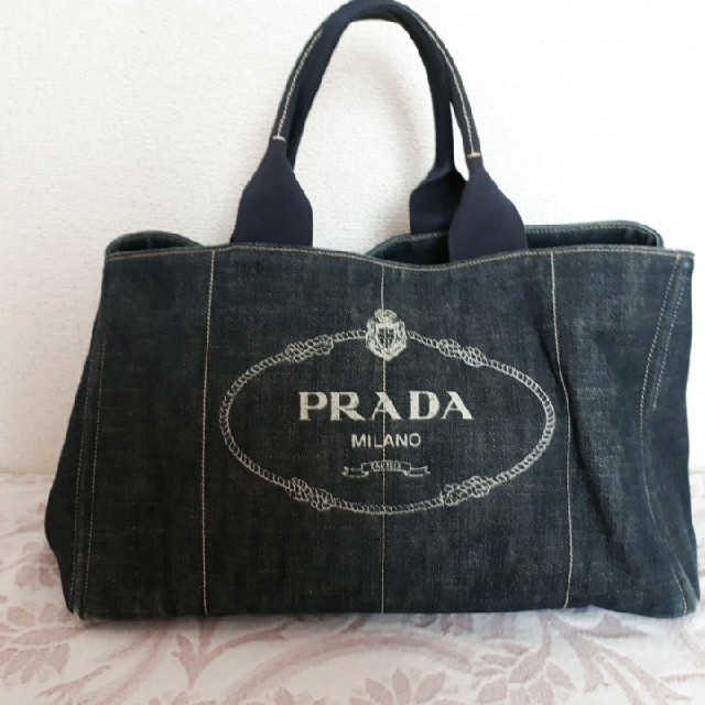 PRADA(プラダ)のPRADAカナパ　プラダデニムバッグ レディースのバッグ(トートバッグ)の商品写真