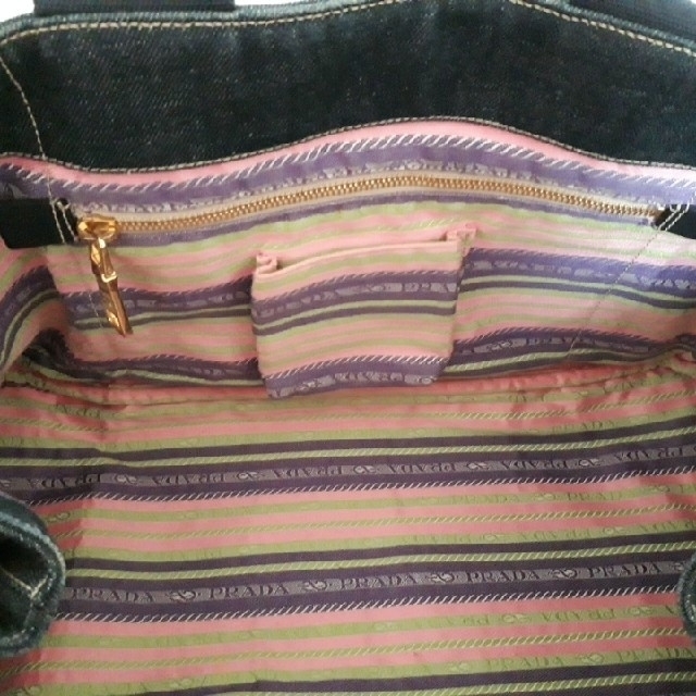 PRADA(プラダ)のPRADAカナパ　プラダデニムバッグ レディースのバッグ(トートバッグ)の商品写真