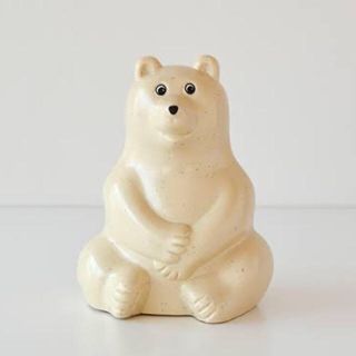 リサラーソン(Lisa Larson)のPolar Bear Money Box しろくま貯金箱(インテリア雑貨)