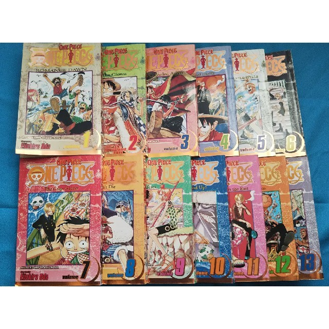 英語版コミック One Piece ワンピース 1 13巻 洋書の通販 By やま S Shop ラクマ