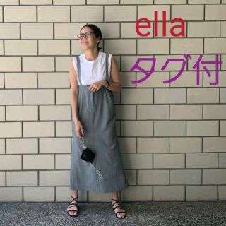 プラージュ(Plage)の✳タグ付き未使用  ella_selectshop ジャンパースカート(ロングワンピース/マキシワンピース)