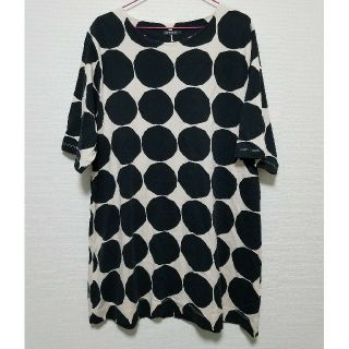 マリメッコ(marimekko)のmarimekko　マリメッコ　ワンピース　チュニック　キヴェット柄(ひざ丈ワンピース)