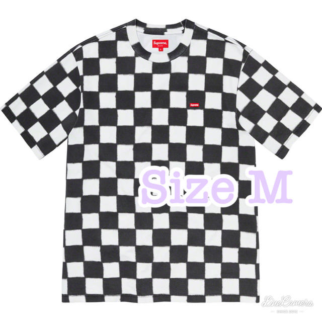 supreme small Box Logo Tee チェック　Mサイズ