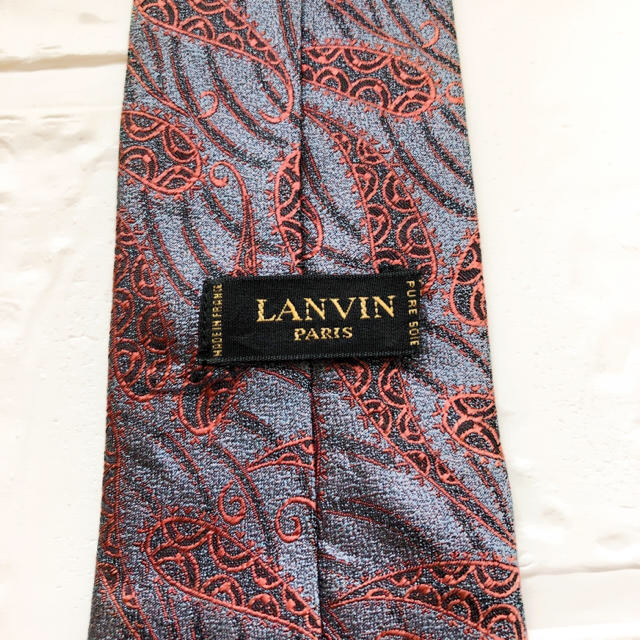 LANVIN(ランバン)のLANVIN ランバン　ネクタイ　ペイズリー柄 メンズのファッション小物(ネクタイ)の商品写真