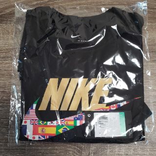 ナイキ(NIKE)のナイキ Tシャツ ブラック 国旗柄 ビッグロゴ(Tシャツ/カットソー(半袖/袖なし))