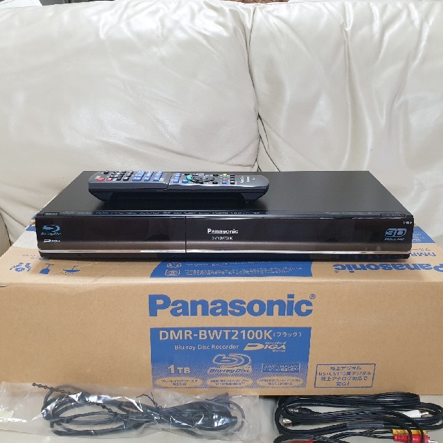 Panasonic 1TB ブルーレイレコーダー DMR-BWT2100K