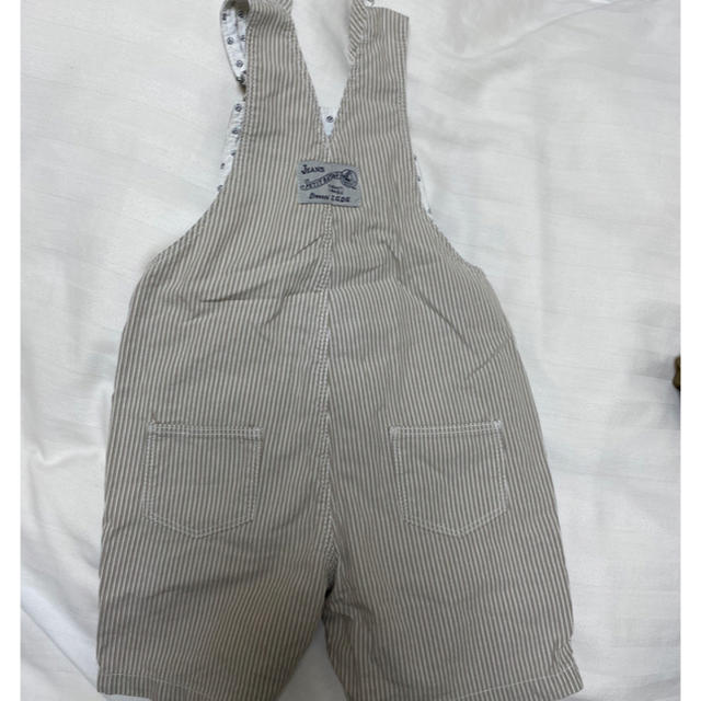 PETIT BATEAU(プチバトー)の美品 プチバトー サロペット オーバーオール キッズ/ベビー/マタニティのベビー服(~85cm)(その他)の商品写真
