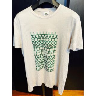 ラコステ(LACOSTE)のラコステLACOSTEシャツTロゴマニアm半袖グレーLINE1212夏モデル(Tシャツ/カットソー(半袖/袖なし))