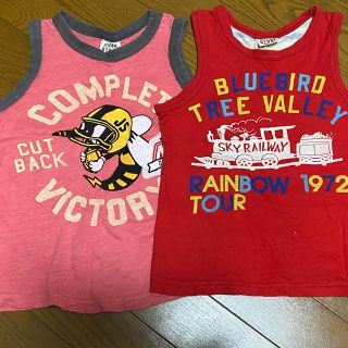 ジャンクストアー(JUNK STORE)のJUNK STORE  タンクトップ2枚　120(Tシャツ/カットソー)