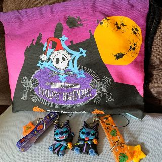 ディズニー(Disney)のディズニーハロウィン　スティッチストラップ(キャラクターグッズ)