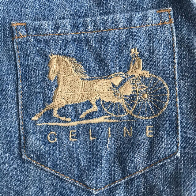 celine(セリーヌ)のセリーヌ　デニム スカート　マーメイド キッズ/ベビー/マタニティのキッズ服女の子用(90cm~)(スカート)の商品写真