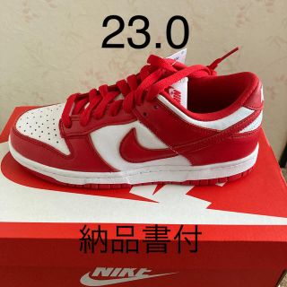 ナイキ(NIKE)のNIKE DUNK LOW SP "WHITE/UNIVERSITY RED" (スニーカー)