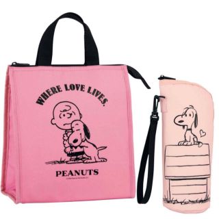 タカラジマシャ(宝島社)のSNOOPY 付録　保冷バッグ　ホルダー(アート/エンタメ/ホビー)