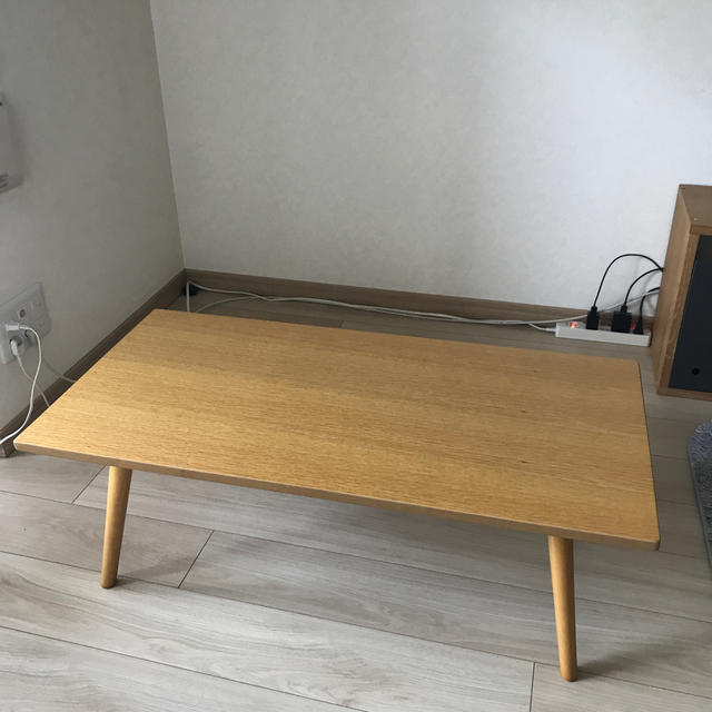 ニトリ 折りたたみローテーブル シェル 9045 NA | フリマアプリ ラクマ