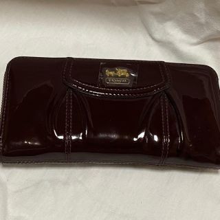 コーチ(COACH)のコーチ(coach)エナメル長財布(財布)