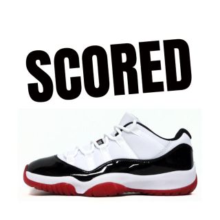 ナイキ(NIKE)のNIKE AIR JORDAN 11 LOW GYM RED 28.5cm(スニーカー)