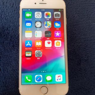 アップル(Apple)のiPhone 6 16 GB docomo GOLD(携帯電話本体)