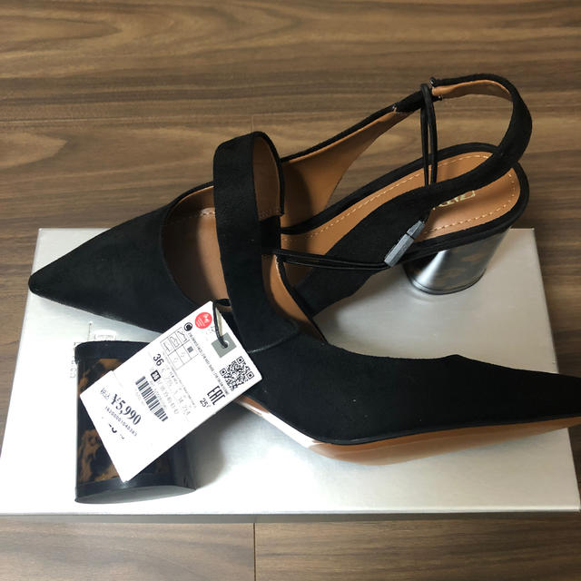 ZARA(ザラ)の新品❣️ZARAバックストラップパンプスサイズ36 レディースの靴/シューズ(ハイヒール/パンプス)の商品写真