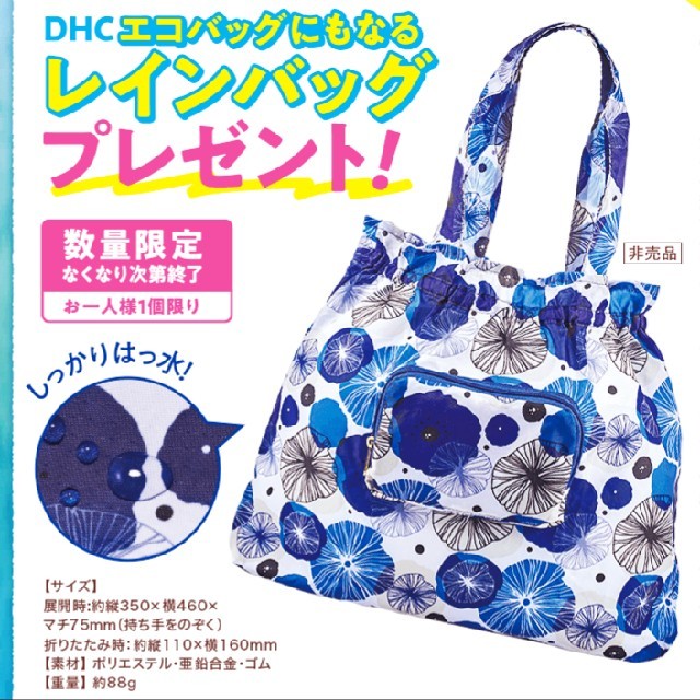 DHC(ディーエイチシー)のDHC エコバッグにもなるレインバッグ レディースのバッグ(エコバッグ)の商品写真