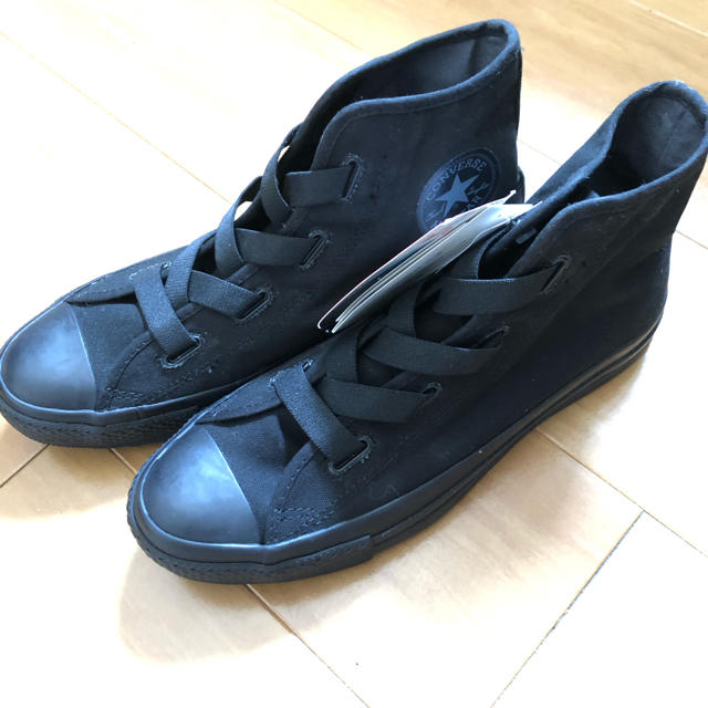 CONVERSE(コンバース)のコンバース　オールスター　黒　ハイカット 26.5cm　※ゴムシューズ　限定品 メンズの靴/シューズ(スニーカー)の商品写真