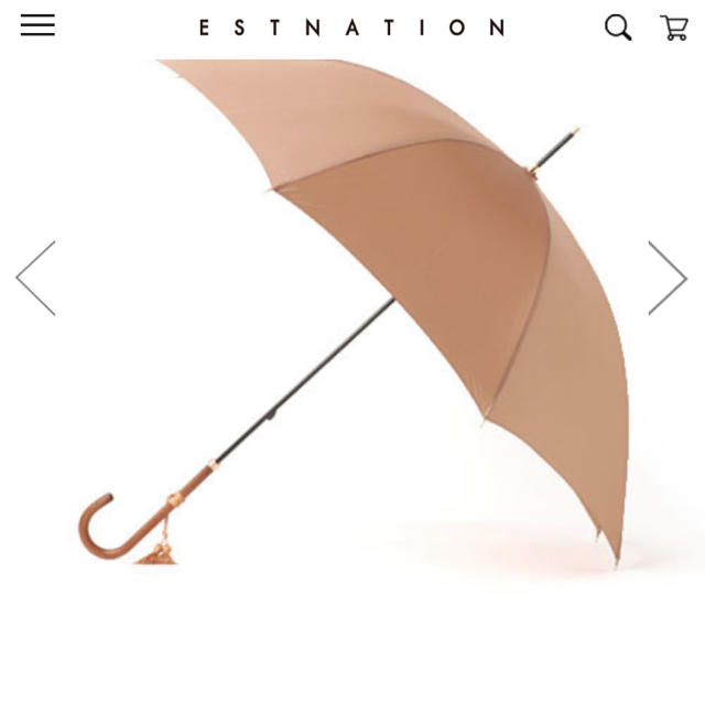 ファッション小物WAKAO 雨傘　キャメル