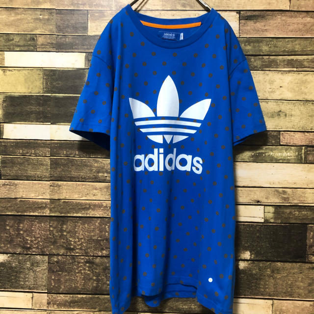 adidas(アディダス)の90's アディダスオリジナルス　ビッグロゴ　ゆるだぼ Tシャツ ナイスカラー メンズのトップス(Tシャツ/カットソー(半袖/袖なし))の商品写真