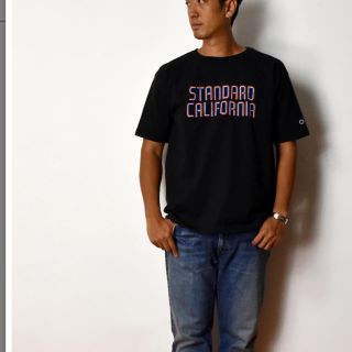 スタンダードカリフォルニア(STANDARD CALIFORNIA)の新品 スタンダードカリフォルニア×チャンピオン Tシャツ M(Tシャツ/カットソー(半袖/袖なし))