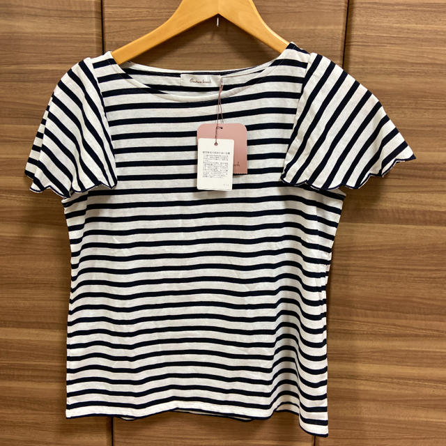 Couture Brooch(クチュールブローチ)のクチュールブローチ　ボーダーTシャツ 38 レディースのトップス(Tシャツ(半袖/袖なし))の商品写真