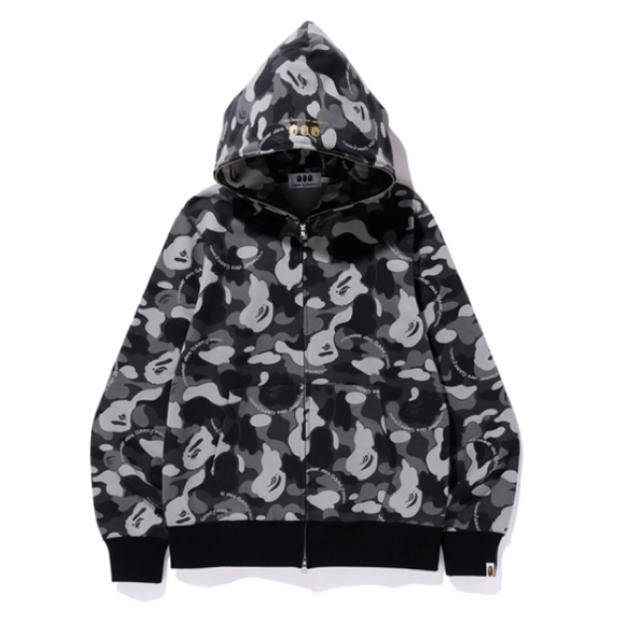 A BATHING APE(アベイシングエイプ)のbape  CDG 大阪限定コラボ　黒　フーディ メンズのトップス(パーカー)の商品写真