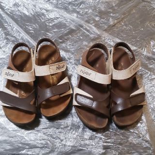 ビルケンシュトック(BIRKENSTOCK)のビルケン パビリオ 2足セット 17  18、5(サンダル)