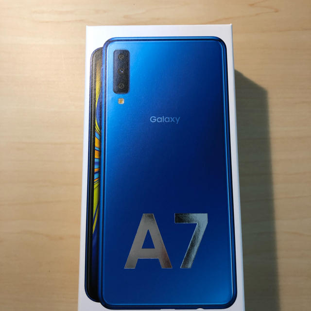 【新品未開封】Galaxy A7 本体 64GB ブルー Samsung