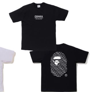 アベイシングエイプ(A BATHING APE)のBAPE CDG 大阪限定　圧縮tee 黒(Tシャツ/カットソー(半袖/袖なし))