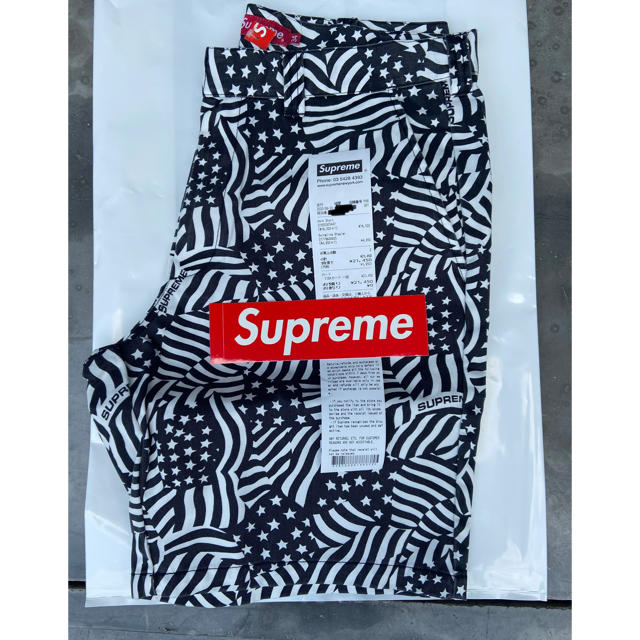 Supreme(シュプリーム)のSupreme work short black flags 34 メンズのパンツ(ワークパンツ/カーゴパンツ)の商品写真