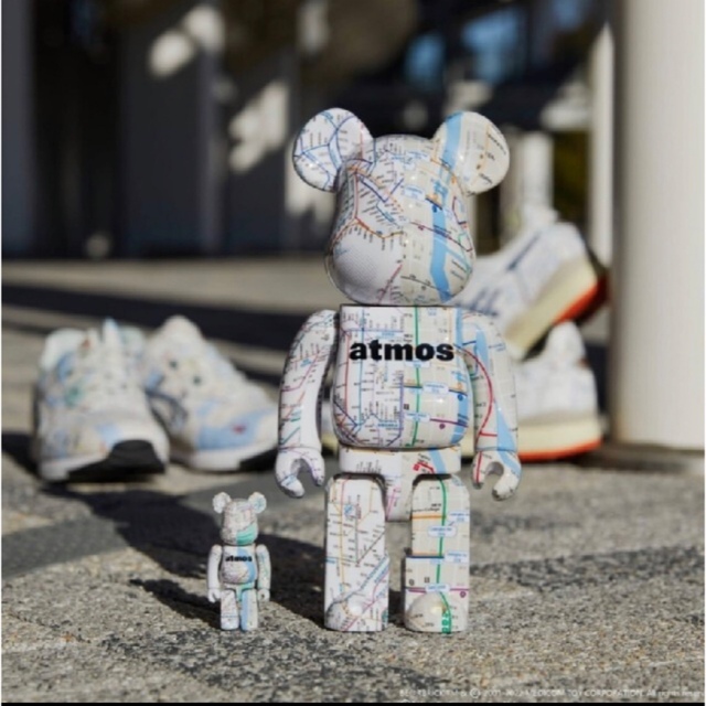 メディコム BE@RBRICK atmos SUBWAY 100％ & 400％