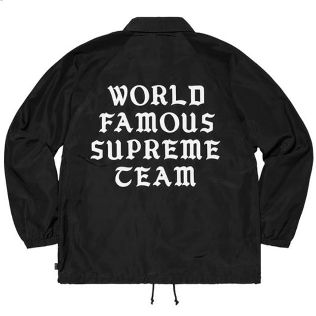 M 黒 supreme world famous coaches jacket