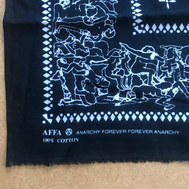 AFFA - AFFA undercover ANARCHY 藤原ヒロシ バンダナ 専用の AFFA - AFFA undercover ANARCHY 藤原ヒロシ バンダナ 専用の