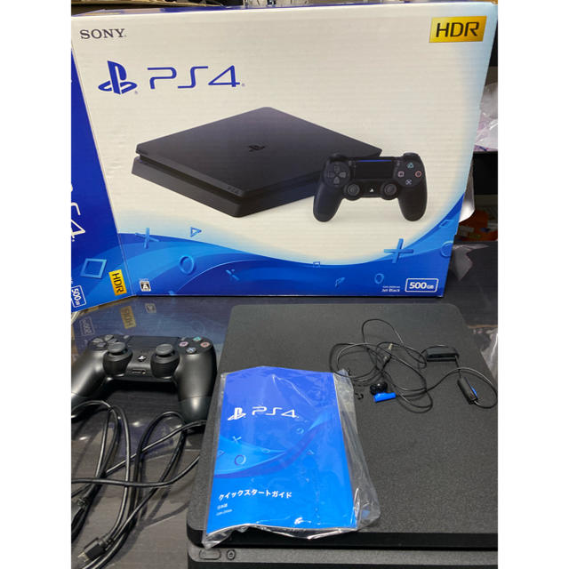 PlayStation4(プレイステーション4)の【J.mさま専用】PlayStation4 本体 CUH-2100AB01 エンタメ/ホビーのゲームソフト/ゲーム機本体(家庭用ゲーム機本体)の商品写真