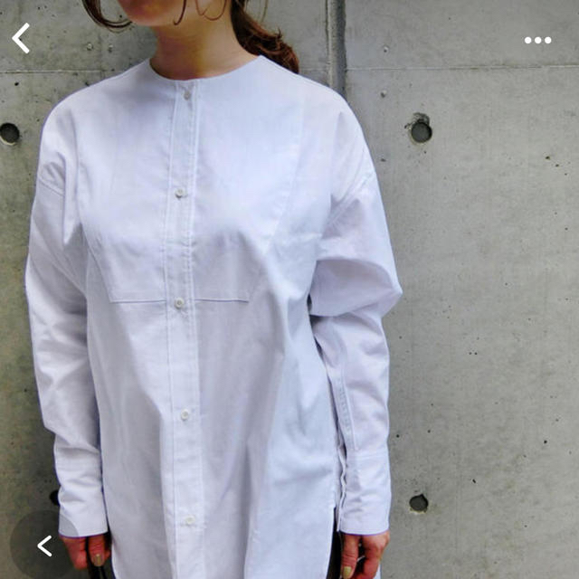 hholic  White shirt レディースのトップス(シャツ/ブラウス(長袖/七分))の商品写真