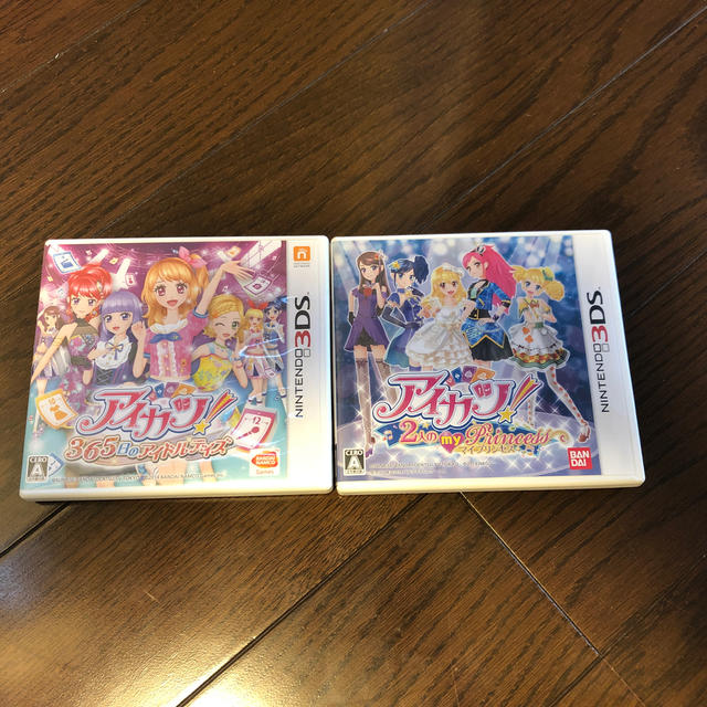 BANDAI(バンダイ)のアイカツ！ 2点セット　365日のアイドルデイズ 3DS エンタメ/ホビーのゲームソフト/ゲーム機本体(携帯用ゲームソフト)の商品写真