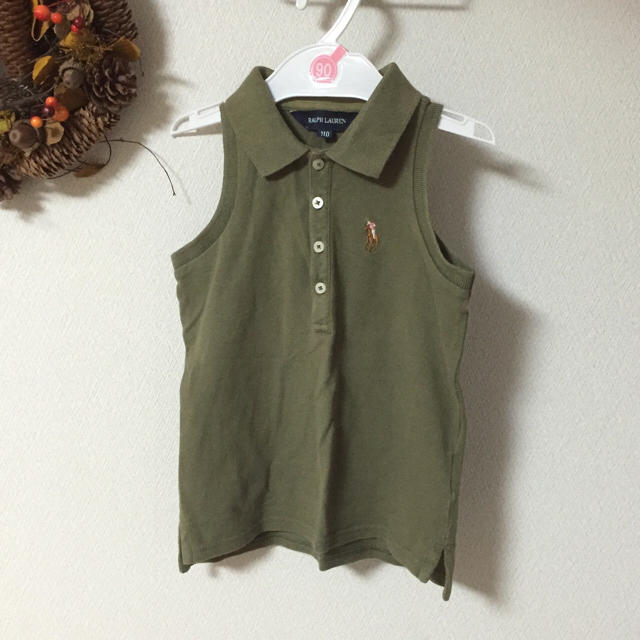 Ralph Lauren(ラルフローレン)のラルフ ノースリーブポロシャツ  キッズ/ベビー/マタニティのキッズ服女の子用(90cm~)(Tシャツ/カットソー)の商品写真