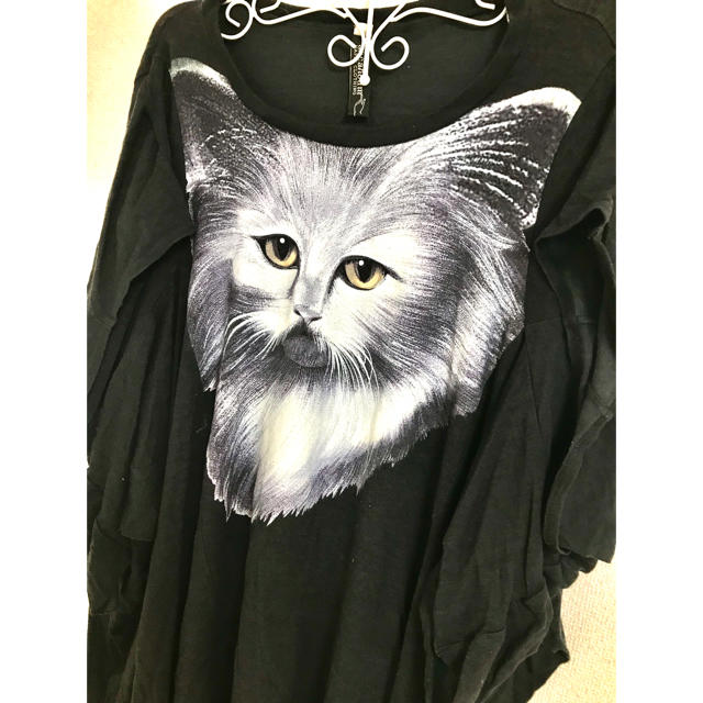 AHCAHCUM.muchacha(アチャチュムムチャチャ)のあちゃちゅむ   猫Tシャツ　ワンピース♡ レディースのワンピース(ミニワンピース)の商品写真